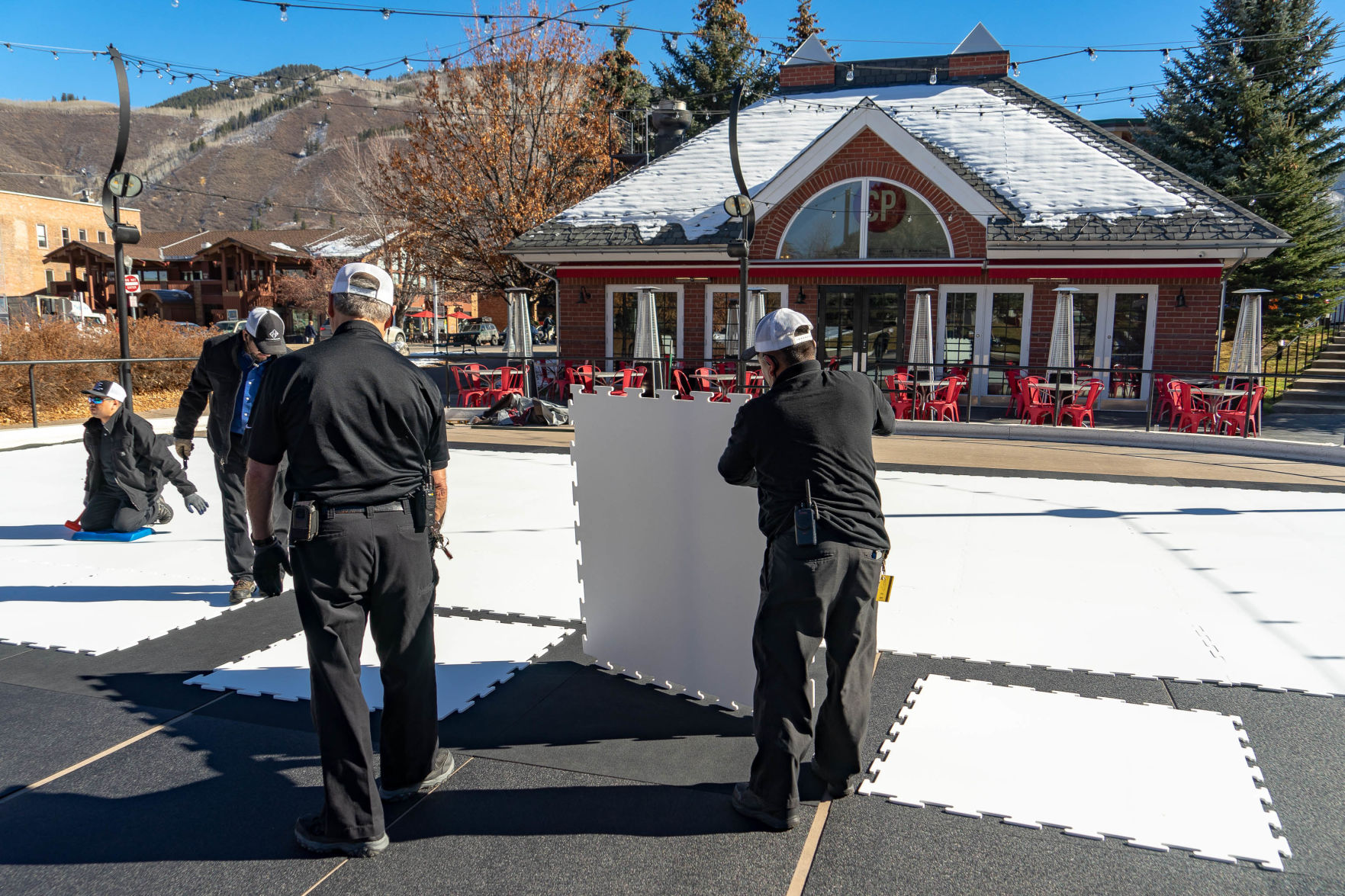 Ice skating
